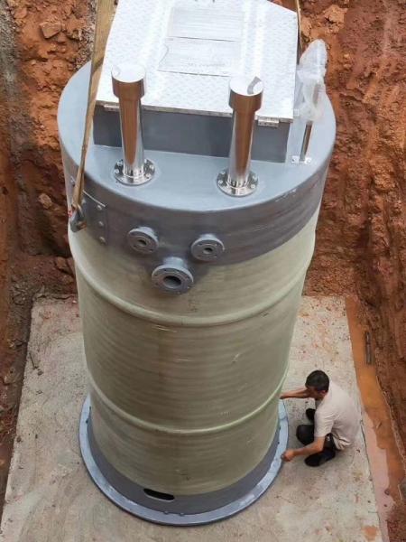 黔东南州峨眉山一体化提升泵安装